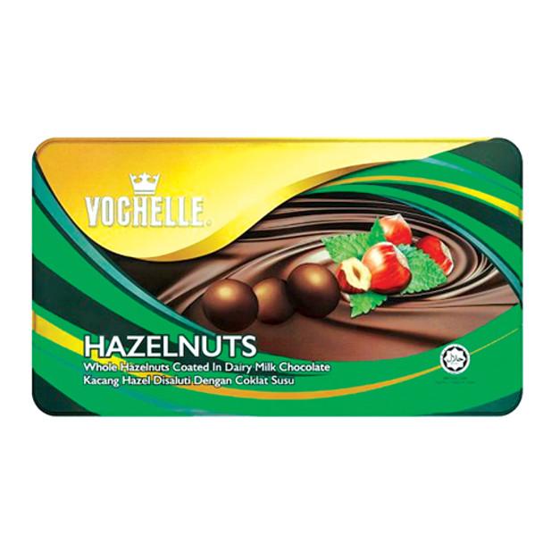 Vochelle Gift Covered Hazelnut 380Gm Tin