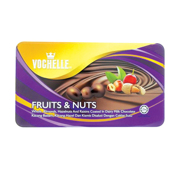 Vochelle Gift Coverd Fruit&Nut 380Gm Tin