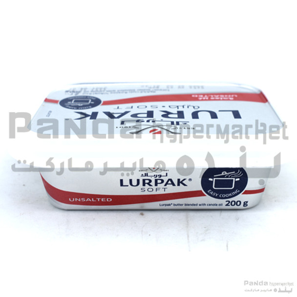 Lurpack Soft unsalted Butter Tub 200gm