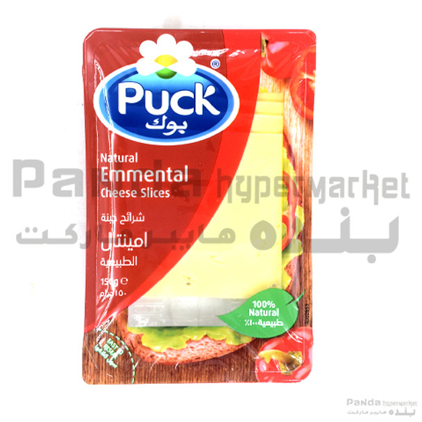 Puck Natural Cheese Slices Emmental 150gm