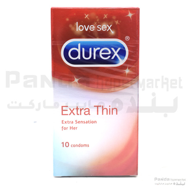 Durex CondomExtra Thin 10Pcs X 1Pkt.