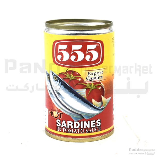 555- Sardines In Tomato Sauce - Hot 155gm