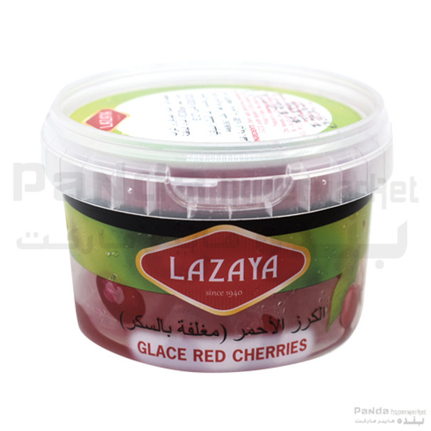Lazaya Red Cherries Glace 200gm