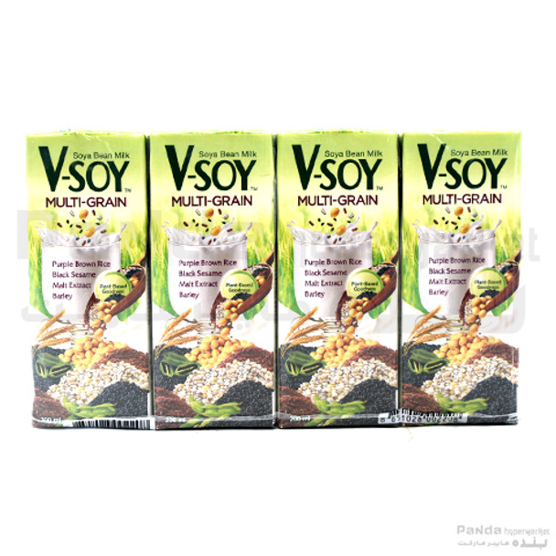 V-Soy Multigrain Cereal Soymlk 200Ml X 4Pcs