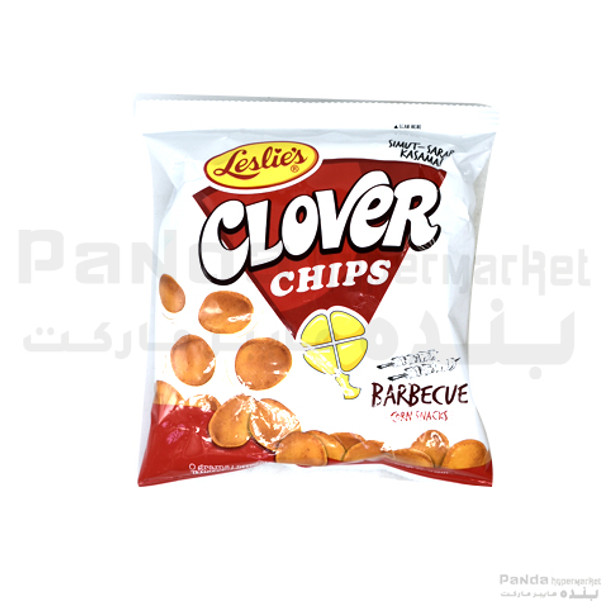 Leslie Clover Chips Bbq 55gm
