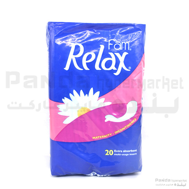 Sanita Fam Relax Femn 20 Pads