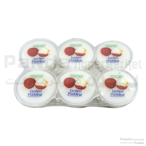 Cocon Lychee pudding 6x80gm