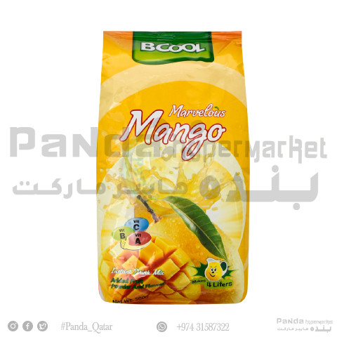 Bcool Instant Drink Pouch Mango500gm