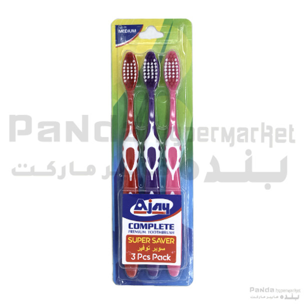 Ajay Toothbrush Medium 3pcs @OFF