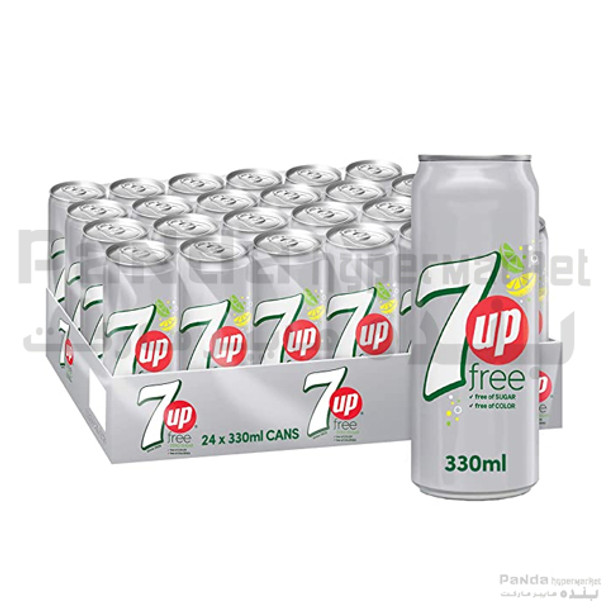 7 up Free Can 330ml X24Pcs