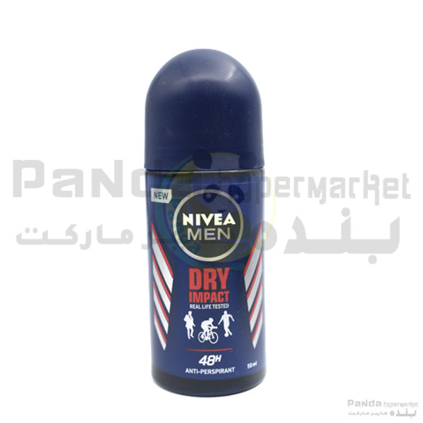 Nivea Dry Impact Roll On-Male50Ml