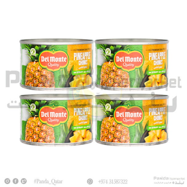 Del Monte Pineapple Slice In Syrup 235gX4Pcs