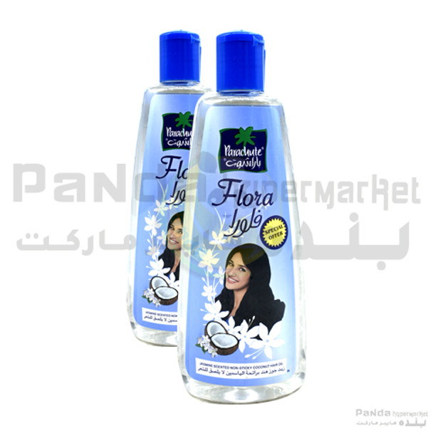 Parachute Flora Jasmine Hair Oil 300Ml X 2 Pc
