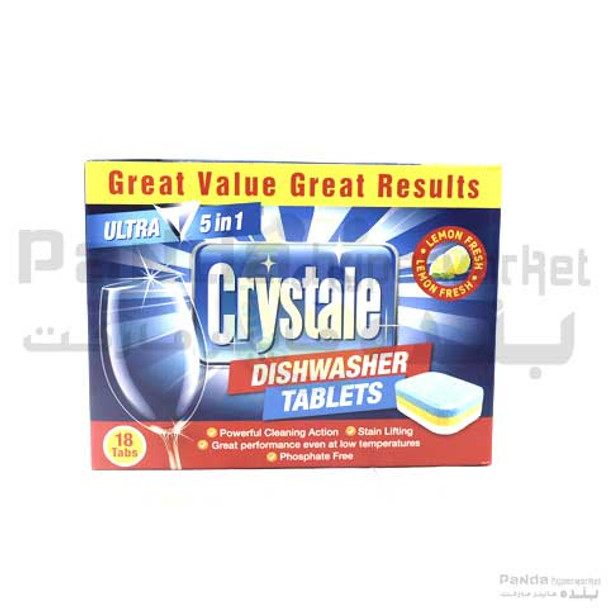 Crystale Dishwasher Tablets 18s