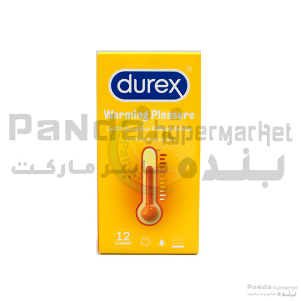 Durex Pleasuremax warming condom12s