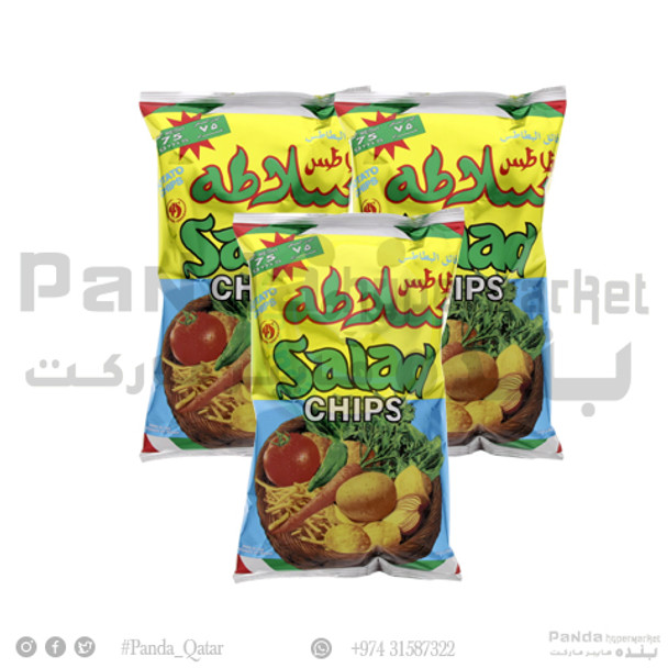 Salad Chips Family Pack 75gmX3pcs