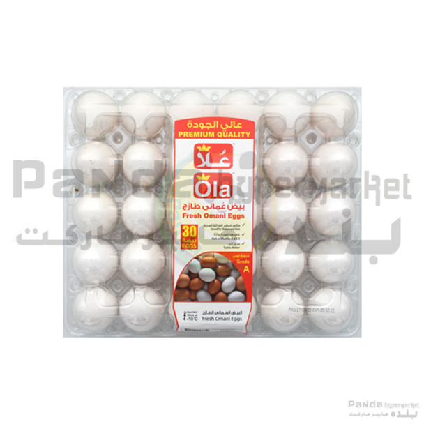 Ola White Eggs Large 30 S