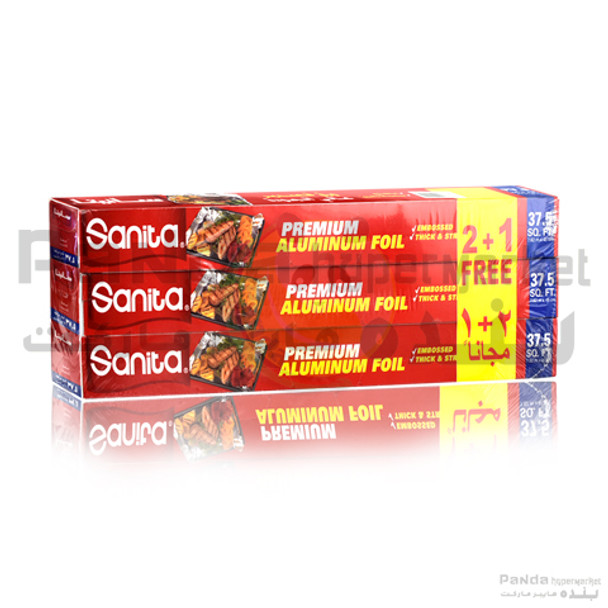 Sanita Aluminium Foil 37.5X3Pcs