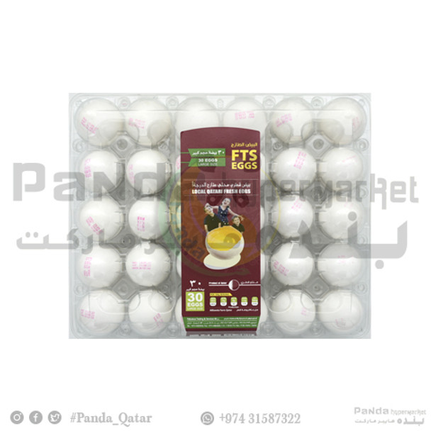 FTS Local Qatari Fresh Eggs 30S