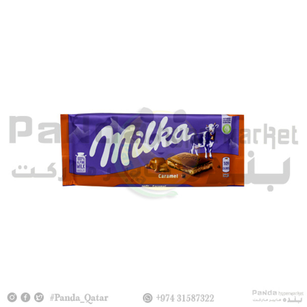 Milka Caramel Choco Tablet 100gm