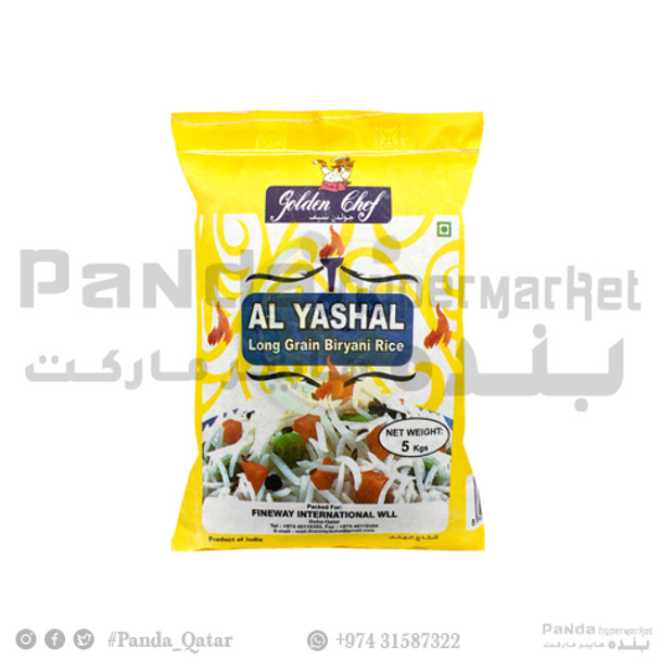 Al Yashal Basmati Long Grain Rice 5Kg