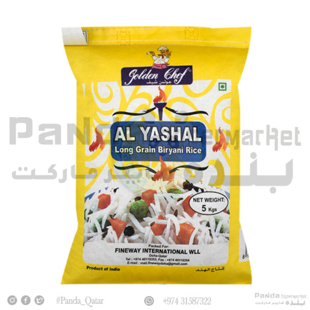 Al Yashal Basmati Long Grain Rice 5Kg