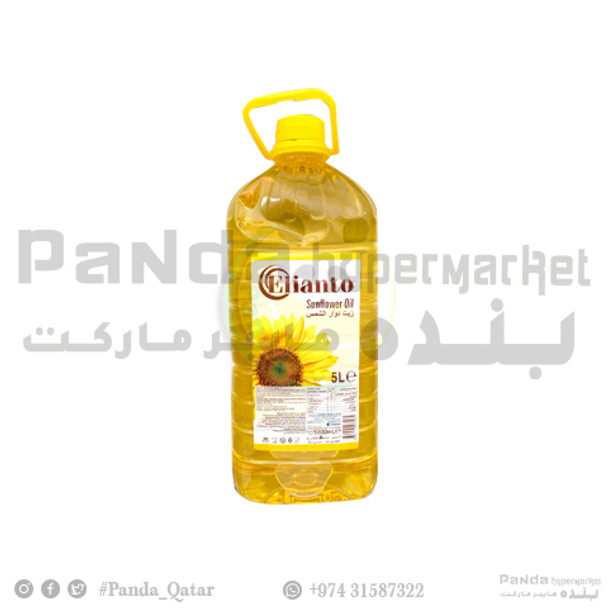 Elianto Sunflower Oil 5ltr