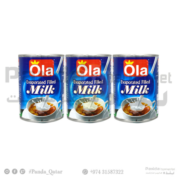 Ola Evaporated milk 400GmX3