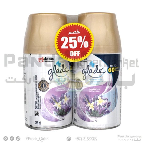 Glade Auto Refill Lavender&Vanilla 269MlX2