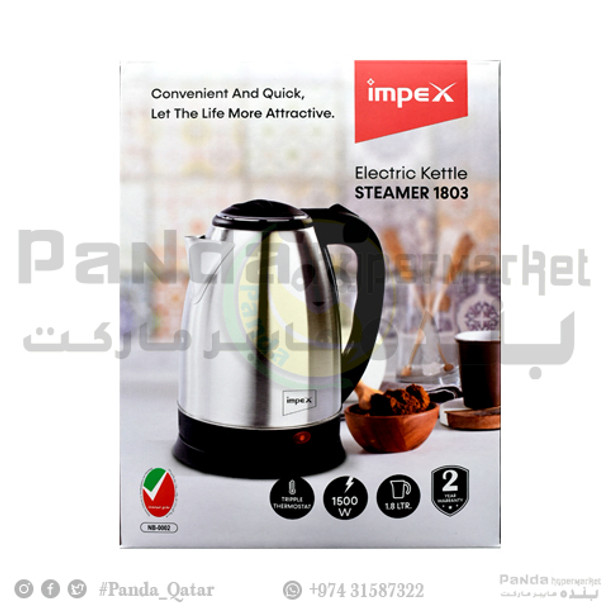 Impex Kettle Steamer 1.8Ltr 1803