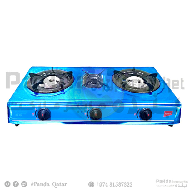 Impex 3Burner Stainless Steel Gas Stove 125