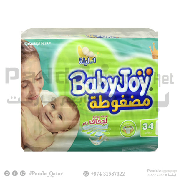 BABYJOY COMPRESSED MEDIUM VALUE PACK 4X34