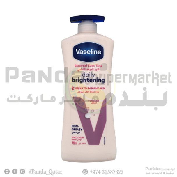 Vaseline Lotion Essential Eventone 725ML