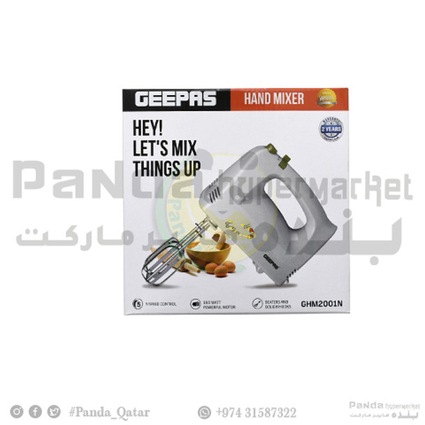 Geepas Hand Mixer GHM2001