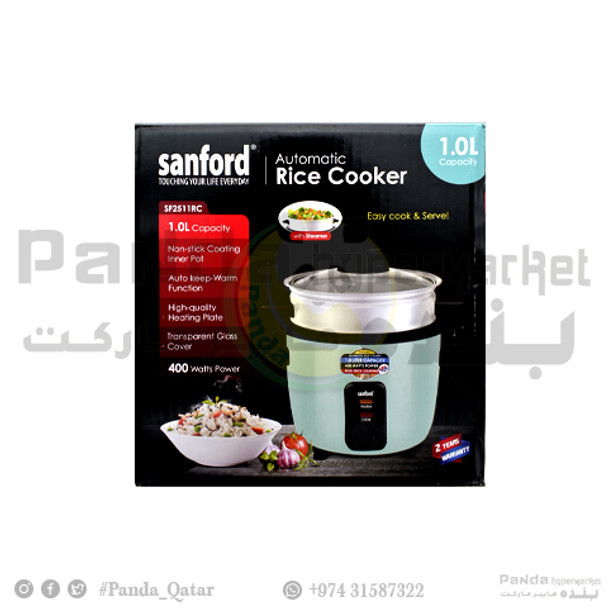 Sanford Rice Cooker 1Ltr SF2511 RC