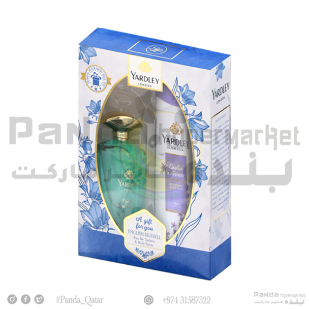 Yardley Edt 125Ml +Bs 150Ml Blue Bell