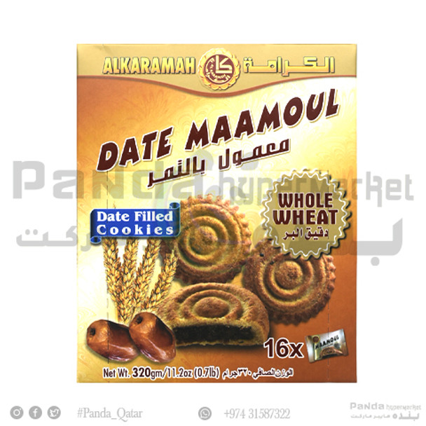 Al Karamah Date Mamoul Whole Wheat 320GM