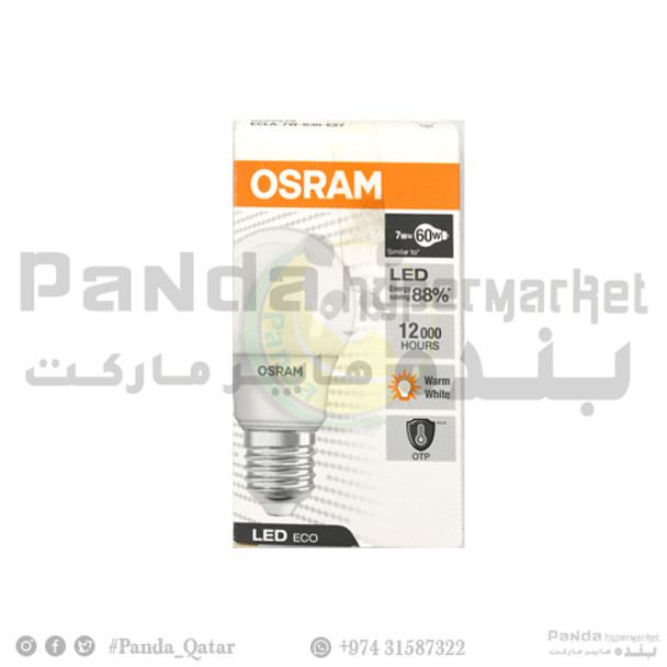 Osram Led 7 W E27 Warm White