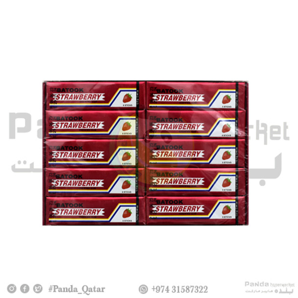 Batook  Gum Strawberry 5sX20