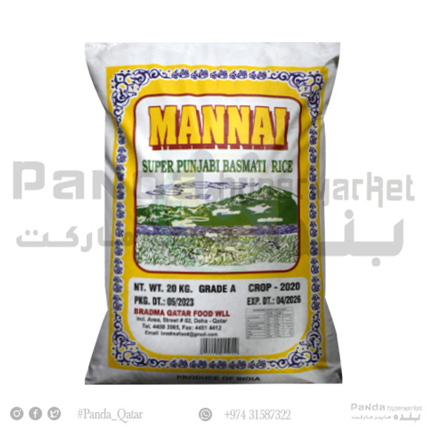 Rice Mannai Supr Punjabi Basmati20kg