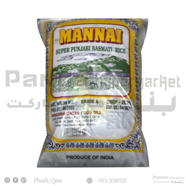 Rice Mannai Supr Punjb Basmati 35kg