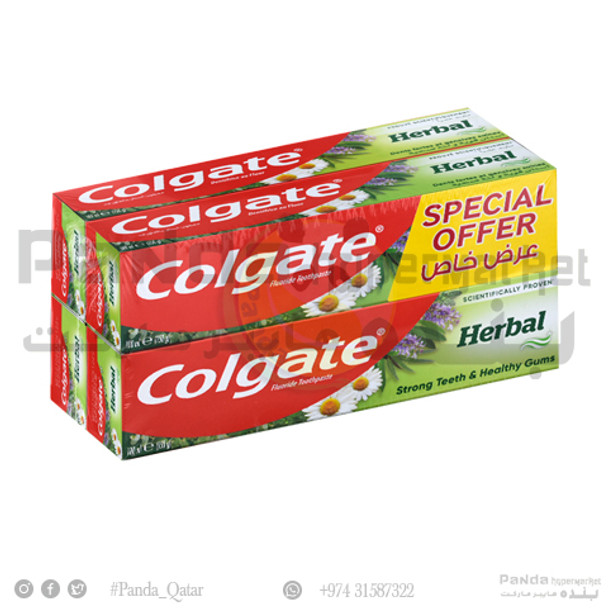 Colgate Herbal Toothpaste 100MlX4Pcs