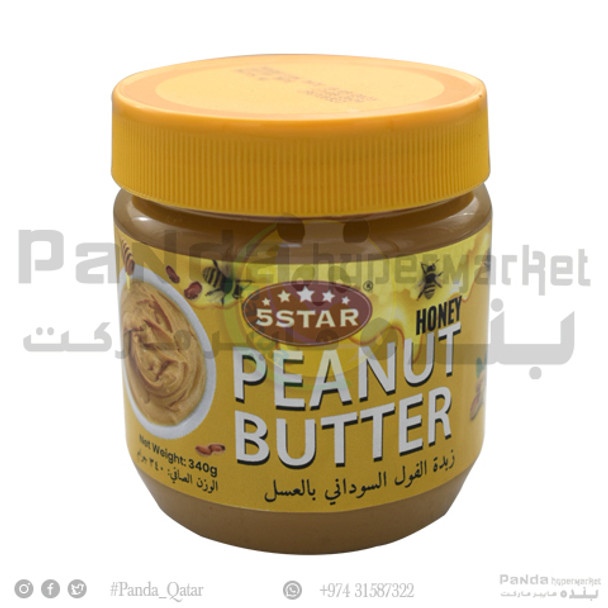 5 Star Peanut Butter Honey 340Gm