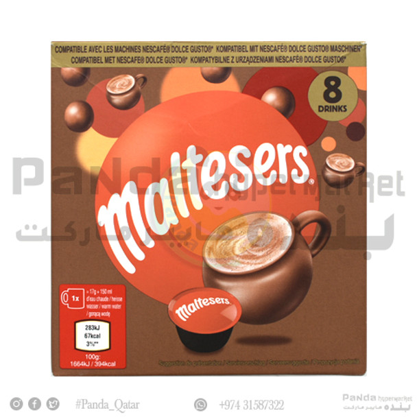 Maltesers 8 Hot Chocolate Pods 136GM