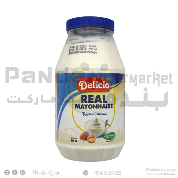 Delicio Real Mayonnaise Pet Bottle 946 Ml