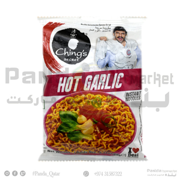 Chings Hot Garlic Noodles 60Gm