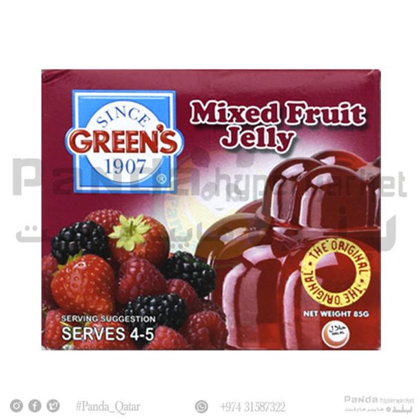 Greens Jelly Mixed Fruit 85Gm