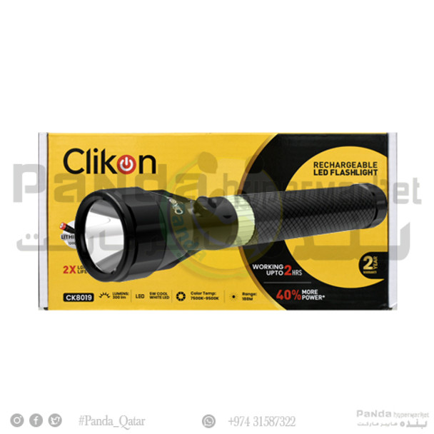 Clikon 2Aa Led Flashlight 8019