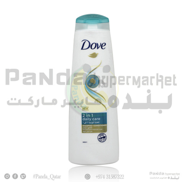 Dove Shampoo 2In1 Daily Care 400Ml