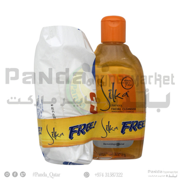 Silka Facial Cleanser Papaya 150ml